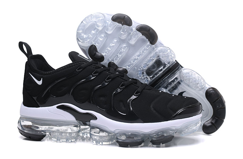 2018 Nike Air Max TN Plus Black White Shoes - Click Image to Close